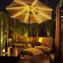 Umbrella Light, LED Umbrella Light Strip, Courtyard Sunshade LED Light String, Image 3