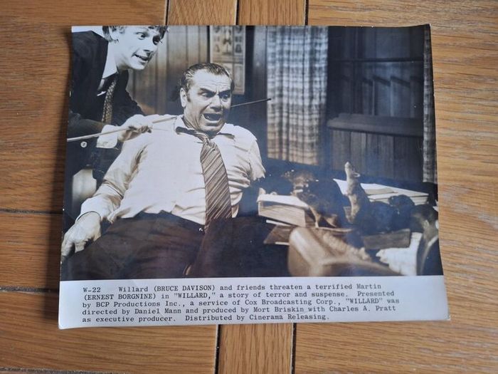 1971 Willard Pressbook & Press Kit Synopsis & Press Photos