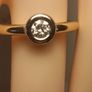 14 ct Yellow Gold with Natural 0.30 carat Natural Diamond Solitaire Ring Image 2