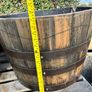 Oak barrel planters Image 4