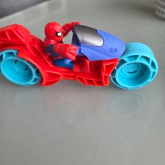 spiderman on motorbike