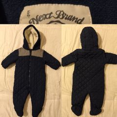 NEXT All In One Warm Fleece lined Waterproof Pram Suit