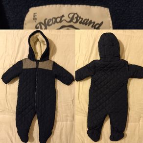 NEXT All In One Warm Fleece lined Waterproof Pram Suit