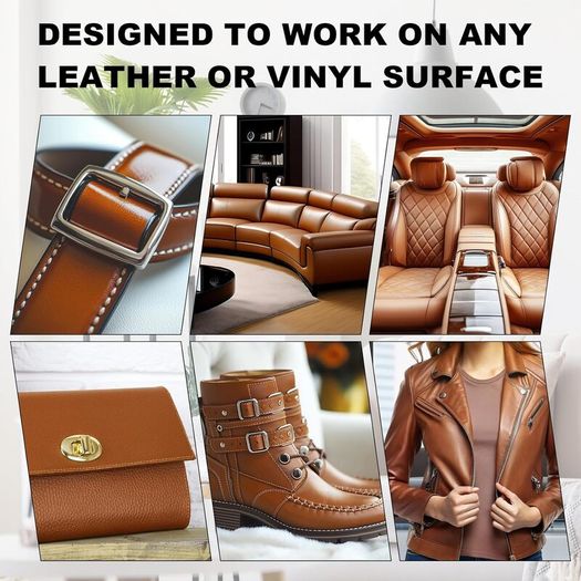 STARTSO WORLD 200ml Leather Recolouring Balm with 100mlLeather Conditioner, Gray Leather Repair Kit for Furniture, Leather Scratch Remover,Leather Colour Restorer for Couches, Car Seats