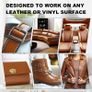 STARTSO WORLD 200ml Leather Recolouring Balm with 100mlLeather Conditioner, Gray Leather Repair Kit for Furniture, Leather Scratch Remover,Leather Colour Restorer for Couches, Car Seats Image 6