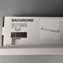 ikea brogrund glass and chrome shelf Image 4