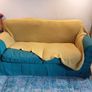 Dark green 2 seater couch in perfect condition Image 4