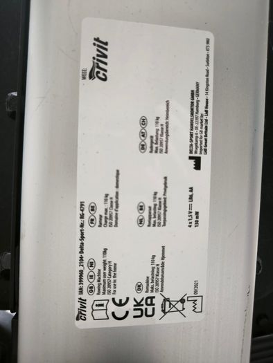 Rowing Machine (Crivit)