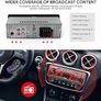 Car Stereo Bluetooth,  Car Radio Bluetooth 5.0 Hands-free1 Din Universal Built-in Microphone, 4X65W Car Radio Receiver, USB/TF/FM/AUX/WMA/WAV/MP3 Media Player with 7 Colorful Lights Image 2