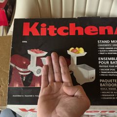 Kitchenaid Attachment pack Meat Mincer and strainer