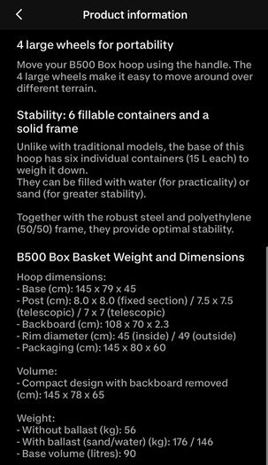 Basketball Net - Adjustable up to full height