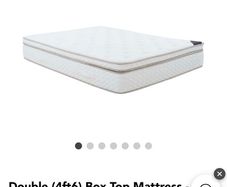Double 4ft6 Box Top Mattress- Natural cashmere