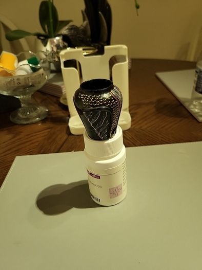 Vase miniature handpainted