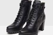 Leather boots black  Nero giardini