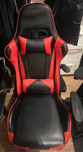 Gaming chair Black and red totally adjustable