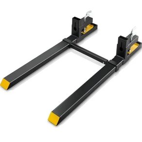 907.2kg Clamp on Pallet Forks, 109.2cm Total Length Heavy Duty Pallet Forks