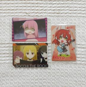 Bocchi the rock anime cards manga bandai Hitori Gotoh Nijika Ijichi Kessoku Band Ryo Yamada Ikuyo Kita