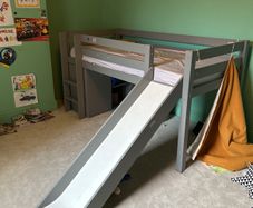 bunk bed with slide
