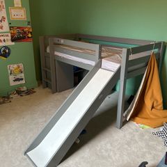 bunk bed with slide