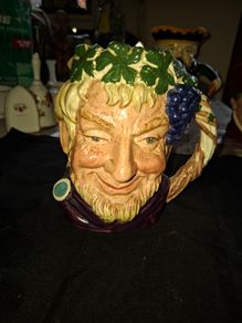 Vintage Rare 1958 Royal Doulton Toby Mug Bacchus Character Jug Roman God of Wine LARGE Size Postage Available