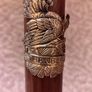 Vintage German Hiking Pole with 12 Souvenir Badges Image 10