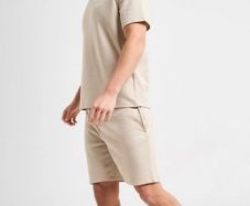 Mens Waffle Shorts from BOSS Stoneway Beige M