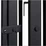 Fireplace protection grille metal, barrier 5 elements, fire grille for babies and pets, black, 1.3 x 220 x 76 cm Image 3