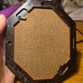 Vintage HL British Registered Design Ornate Octagon Picture Frame Image 3