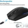 TENMOS T10 Optical Rechargeable Wireless Mouse 2.4GHz USB Led Computer Wireless Mouse wit Image 3