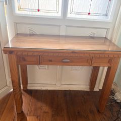 Wooden hallway table
