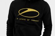 Armin Van buuren hoodie ASOT jumper gold glittered ASOT hooded jumper trance