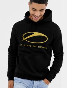 Armin Van buuren hoodie ASOT jumper gold glittered ASOT hooded jumper trance