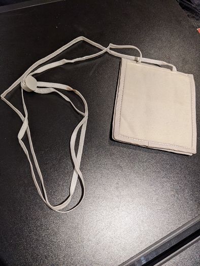 Travel neck wallet