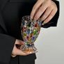 Vintage Italian Wine Glass, set of 4 glasses. Image 2