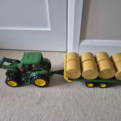 John Deere - Tractor and Bale Toy Set