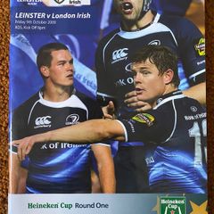 2009 Leinster v London Irish - Heineken Cup Programme