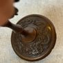 Pair Of Antique Bronze Boshan Incense Burners - Bronze Image 6