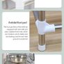 2 Floors heightend kitchen storage and organization Stainless steel dish drainer Multi-layer Kitchen shelf Pan organizer Floor-standing Rack Image 5