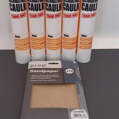 Caulks and Sandpaper