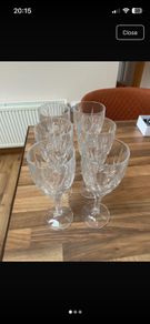 Galway Crystal Wine Glasses