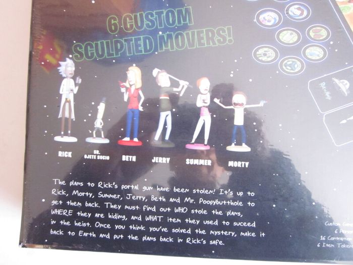New Cluedo Rick and Morty Mystery Board Game