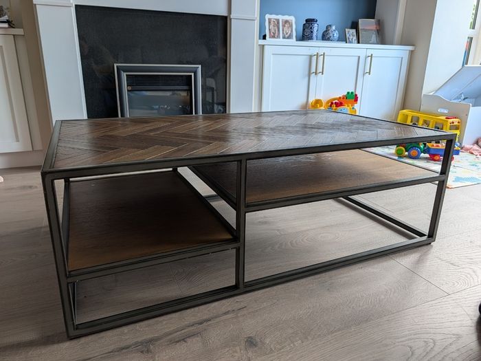 Wooden coffee table