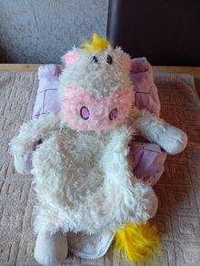 Vintage happy nappers reversible cushion