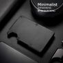 RFID Blocking Money Clip Aluminum V-Shape Card Case Slim Wallet Image 2