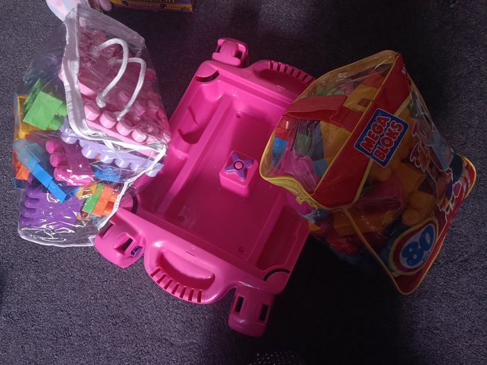 Mega Bloks (two big sets).