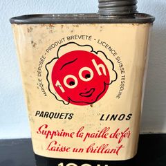 Vintage French 100h Polish Tin