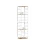 Rotating Bookcase 4 tier metal swivel steel Image 3