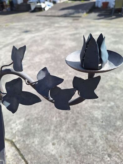 Wrought iron reading or music stand