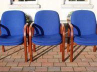 main image for ad 3 Upholstered Bentwood Chairs