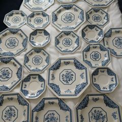 21 Royal Staffordshire  Old Pekin Blue and White Plates